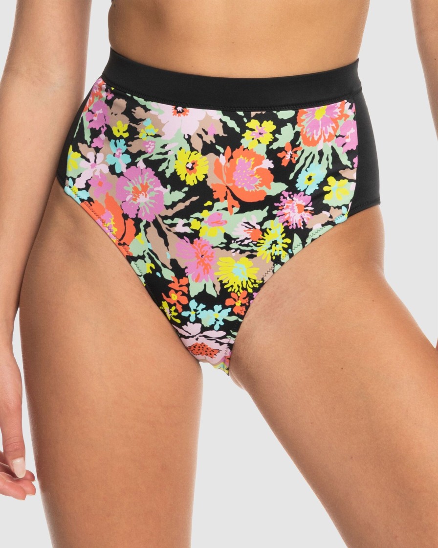 Women ROXY Bikini Bottoms | Womens Roxy Active High Waist Bikini Bottoms