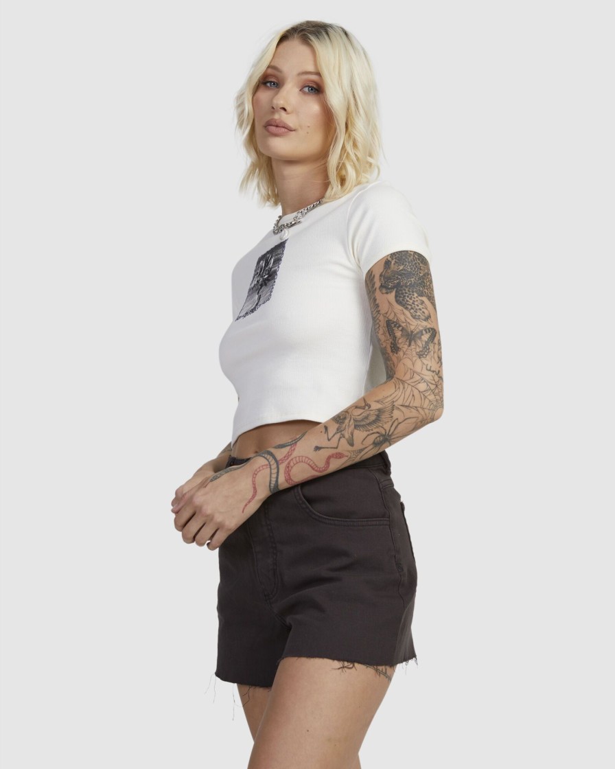 Women RVCA Tops | Reception Baby T-Shirt