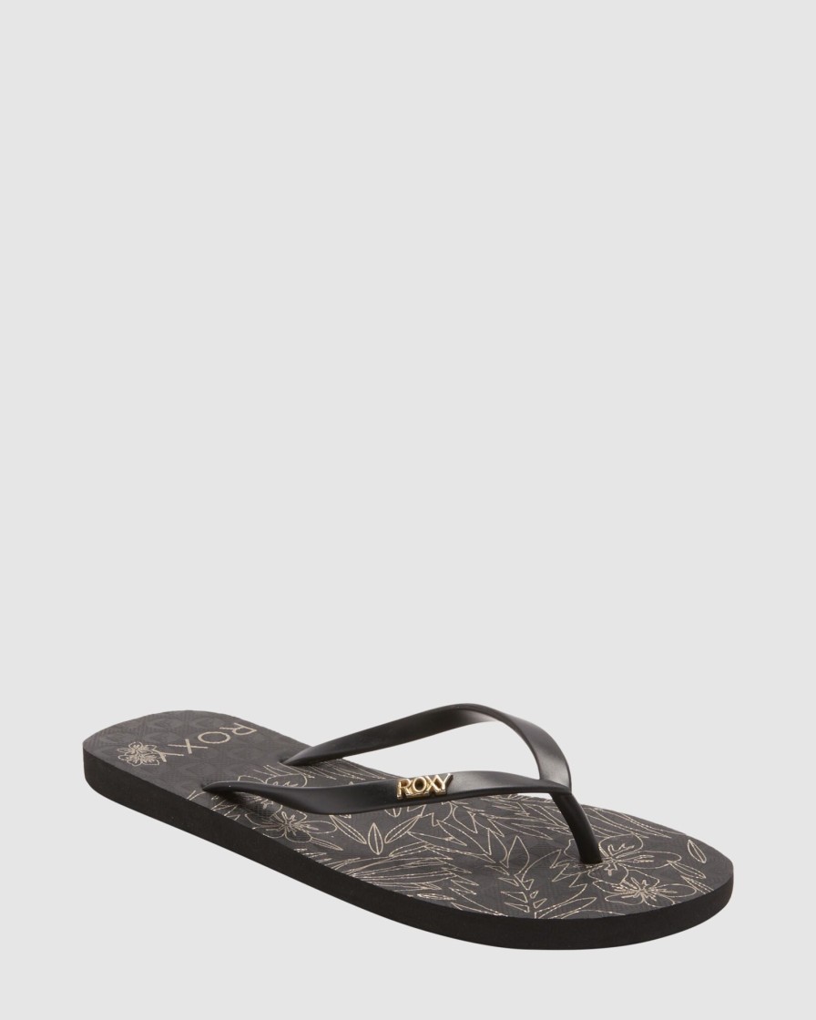 Women ROXY Thongs | Womens Viva Stamp Flip-Flops