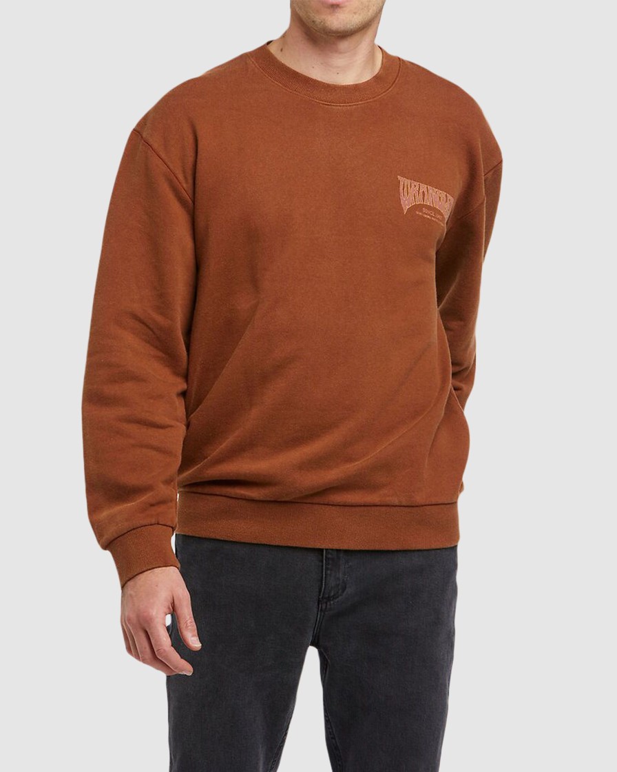 Men WRANGLER Jumpers & Hoodies | Dracula Sweat Old Rust