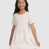 Youth ROXY Clothing | Girls 4-16 Neon Lights Short Sleeve Dress