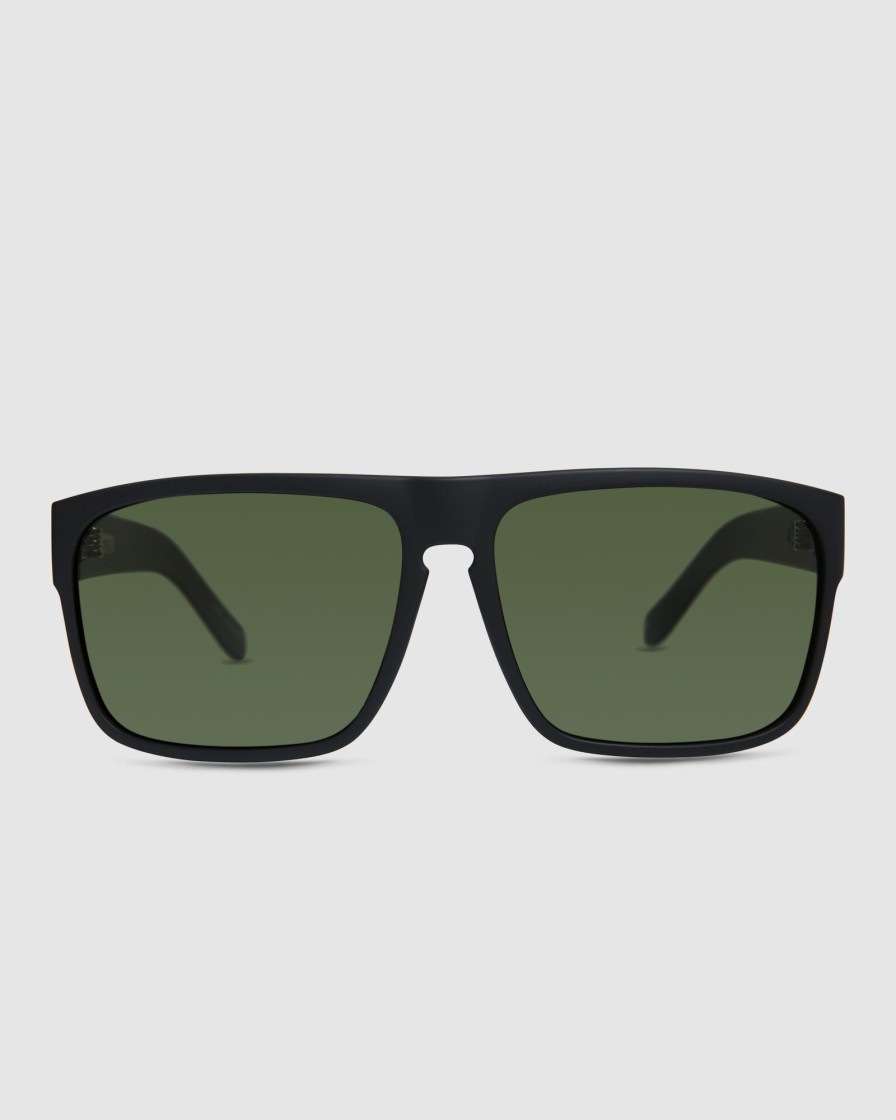 Men CARVE Sunglasses | Vendetta Matt Brown Stripe Pol