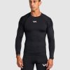 Men RVCA Knitwear | Va Sport Long Sleeve Compression Top