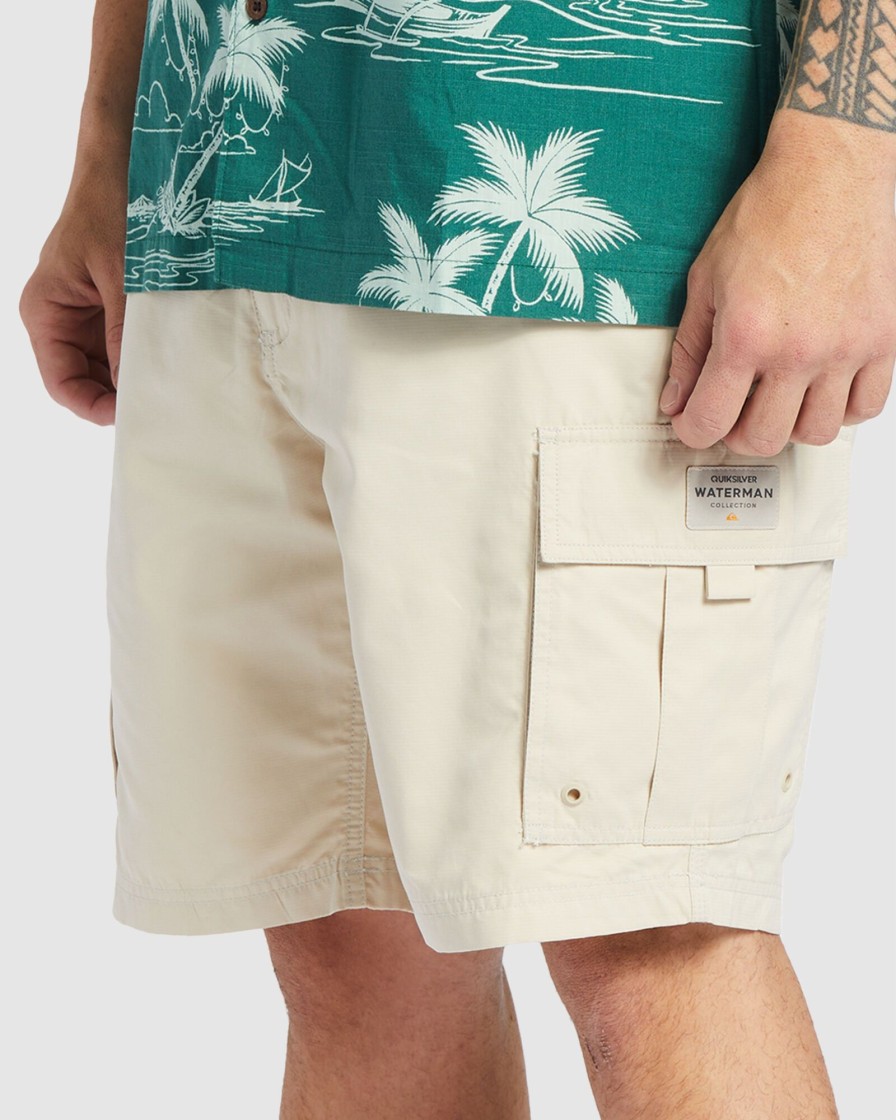 Men QUIKSILVER Shorts | Mens Waterman Maldive Atoll Cargo Shorts