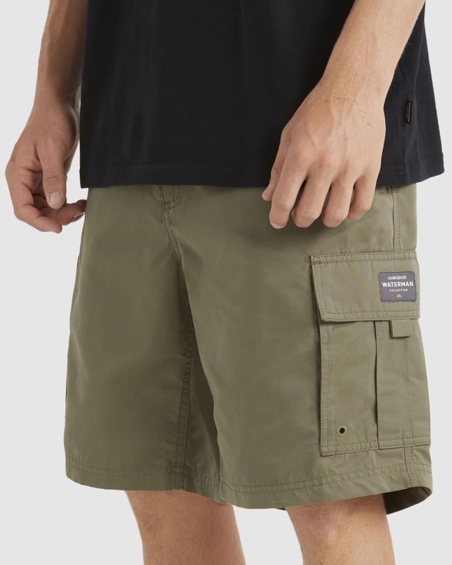 Men QUIKSILVER Shorts | Mens Waterman Maldive Atoll Cargo Shorts