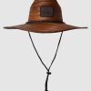 Men QUIKSILVER Headwear | Mens Dredged Straw Lifeguard Hat