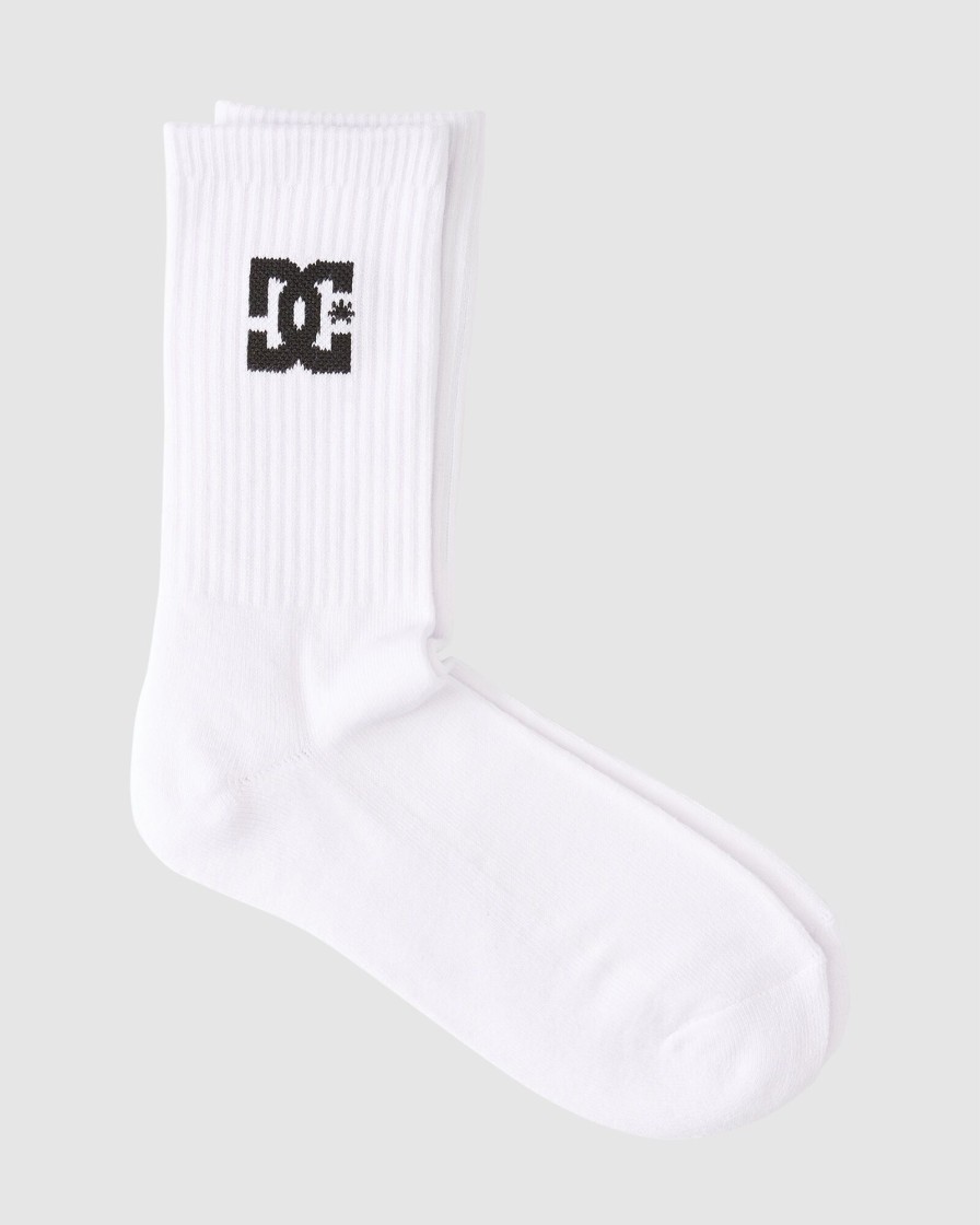 Men DC SHOES Socks & Underwear | Men'S Dc Shoes 5-Pack Crew Socks