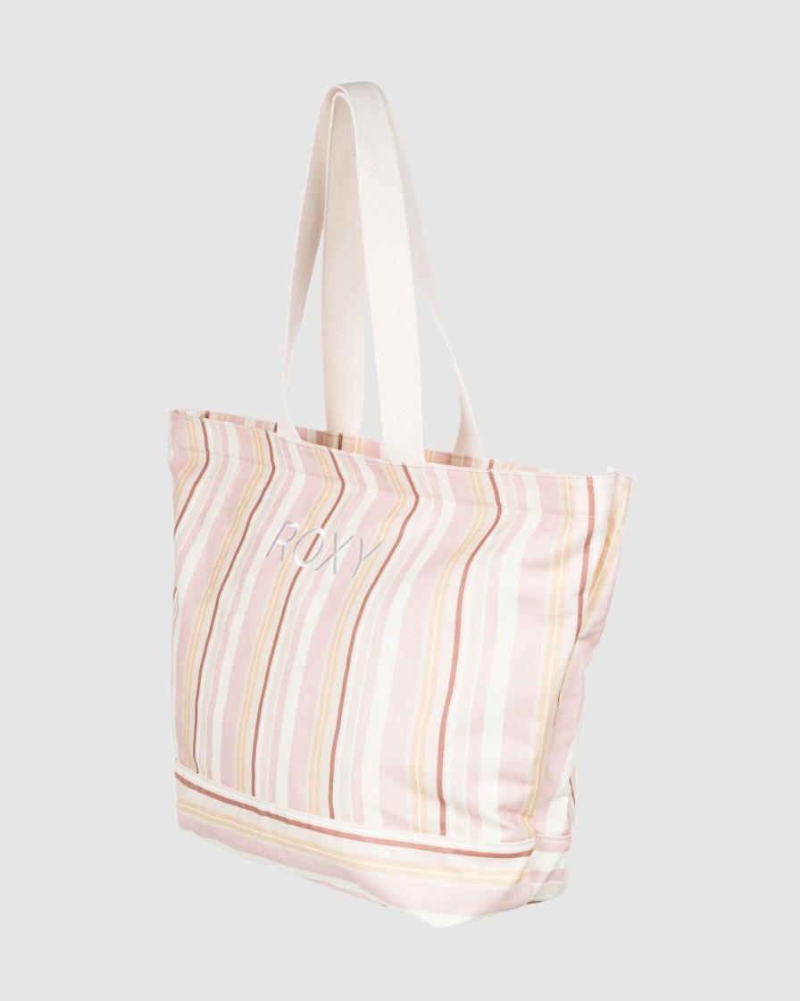 Women ROXY Bags | Womens Stripey Beach Tote Bag