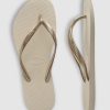 Women HAVAIANAS Sandals | Slim Metallic Beige