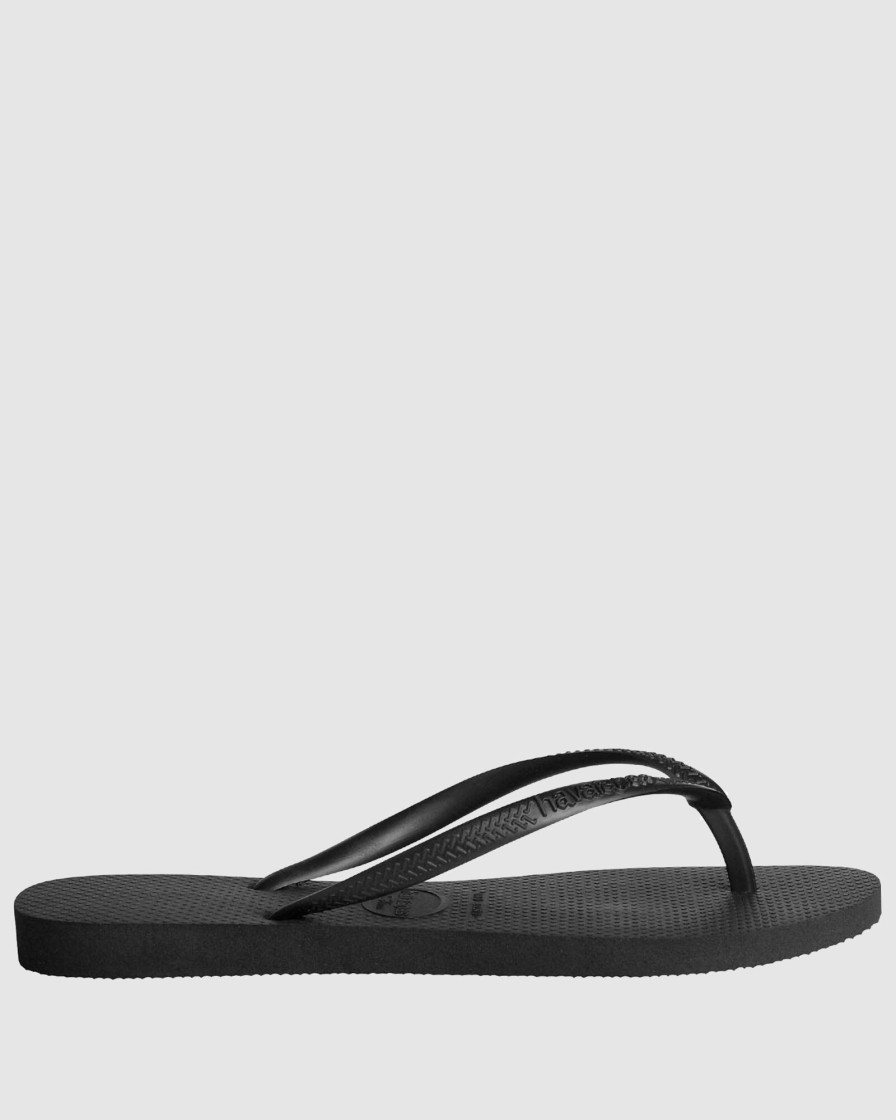 Women HAVAIANAS Thongs | Slim Basic Black