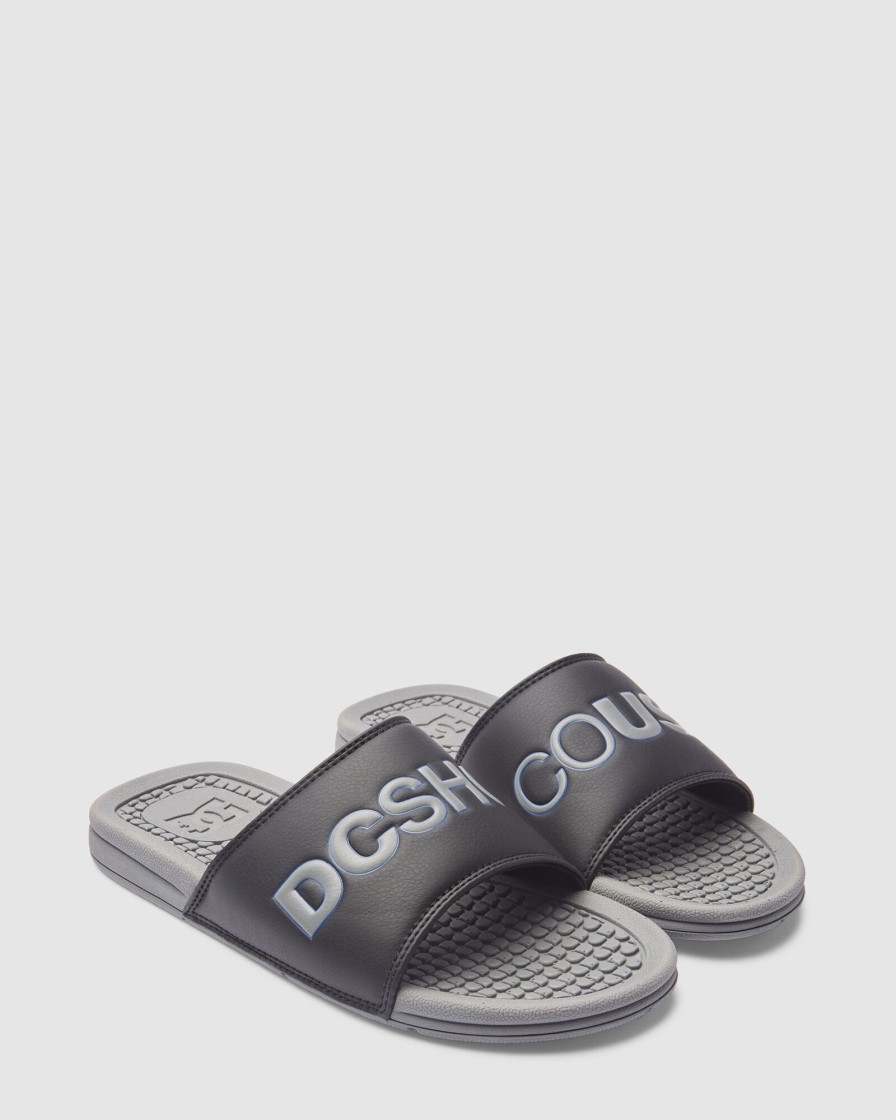 Men DC SHOES Slides | Men'S Bolsa Slides