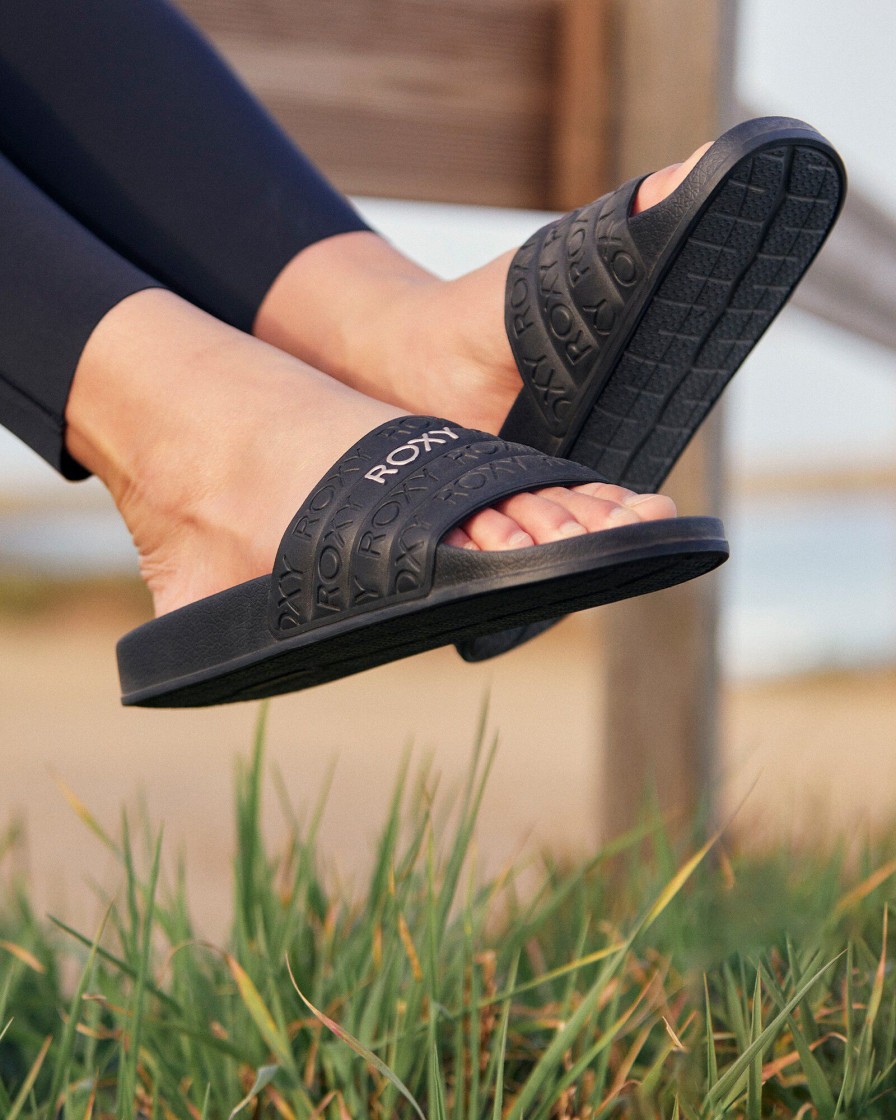 Women ROXY Slides | Womens Slippy Water-Friendly Sandals