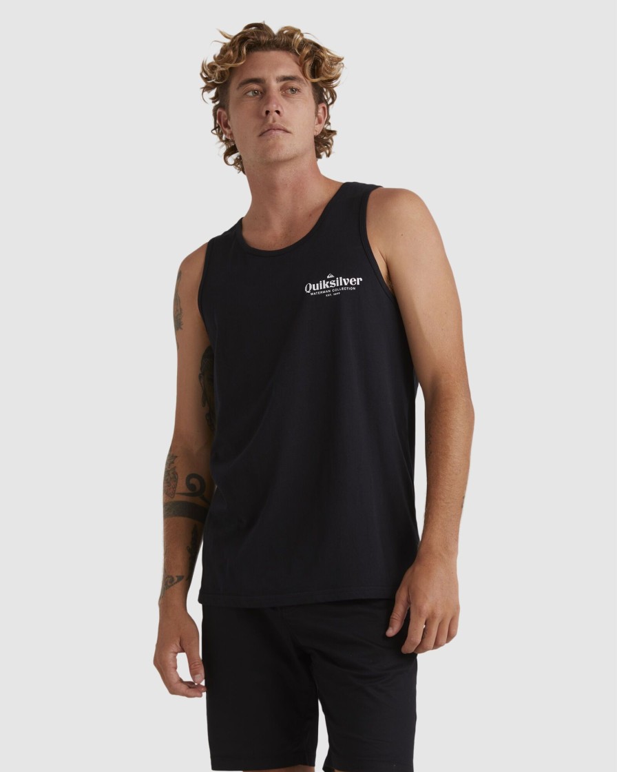 Men QUIKSILVER Singlets & Tanks | Mens Trophy Catch Muscle Vest Top