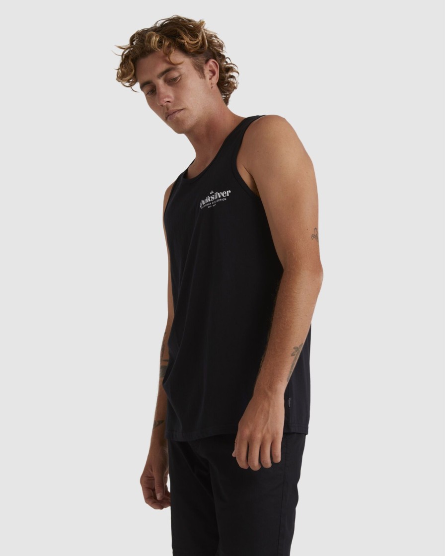 Men QUIKSILVER Singlets & Tanks | Mens Trophy Catch Muscle Vest Top