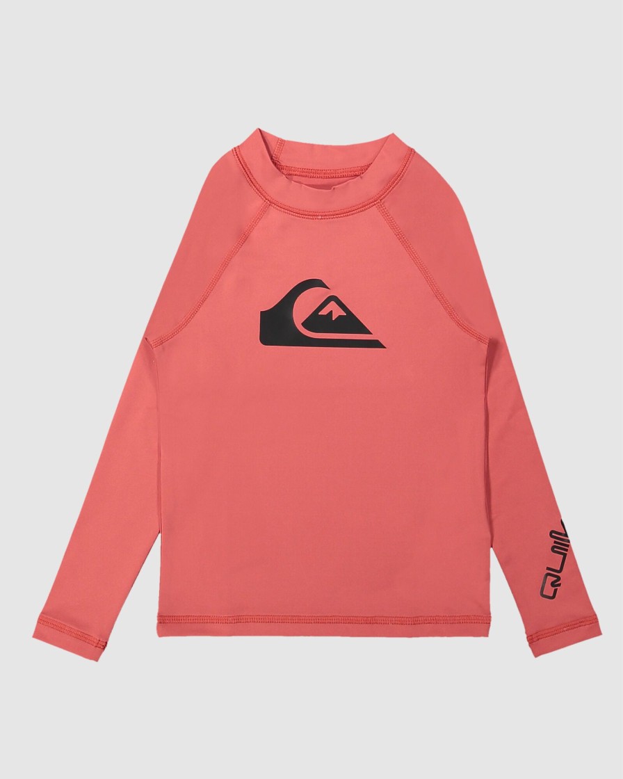 Youth QUIKSILVER Clothing | Boys 2-7 All Time Long Sleeve Upf 50 Rash Vest