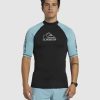 Men QUIKSILVER Rashvests | Mens On Tour Short Sleeve Rash Vest