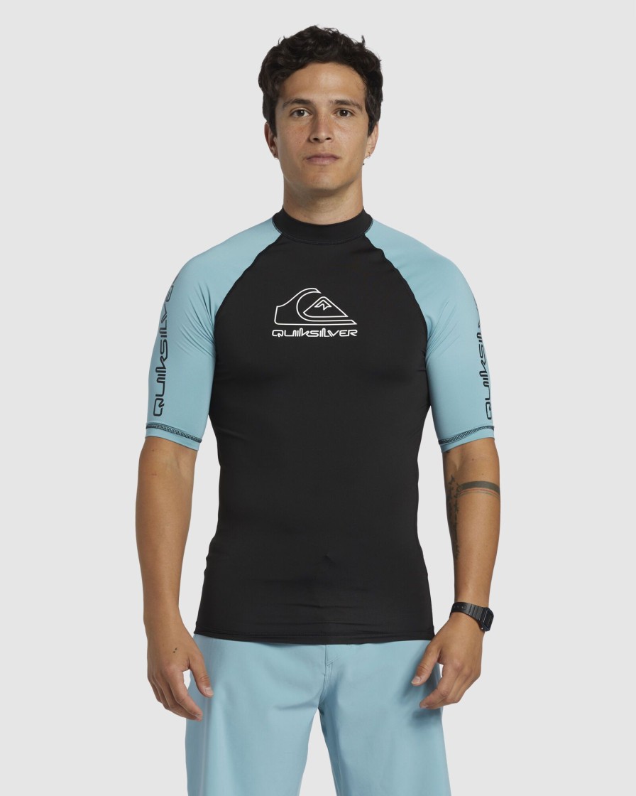 Men QUIKSILVER Rashvests | Mens On Tour Short Sleeve Rash Vest