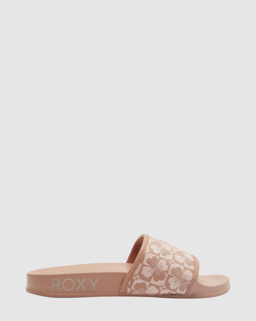 Women ROXY Slides | Womens Slippy Sandals