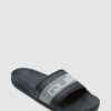 Men QUIKSILVER Slides | Mens Rivi Wordmark Slide Slider Sandals