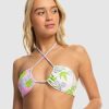 Women ROXY Bikini Tops | Womens Rowley X Roxy Triangle Bikini Top