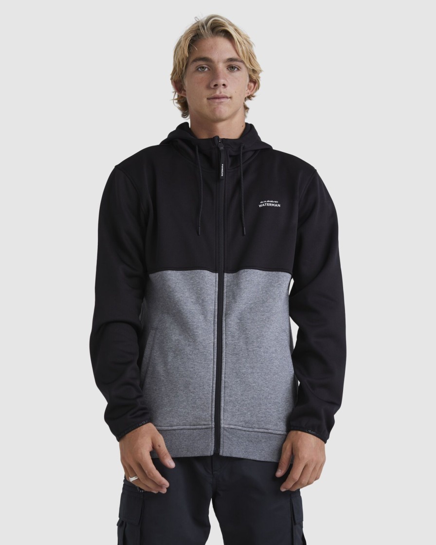 Men QUIKSILVER Jumpers & Hoodies | Burnz Zip Thru Hood