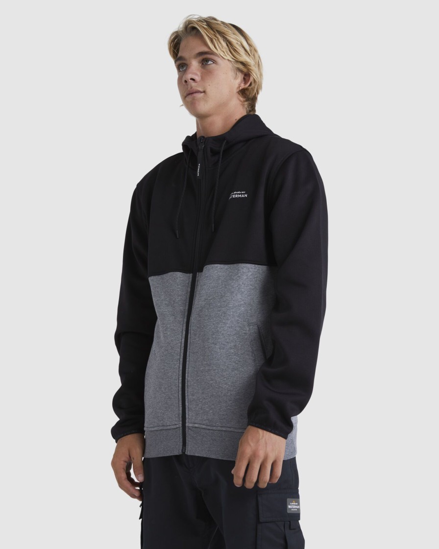 Men QUIKSILVER Jumpers & Hoodies | Burnz Zip Thru Hood