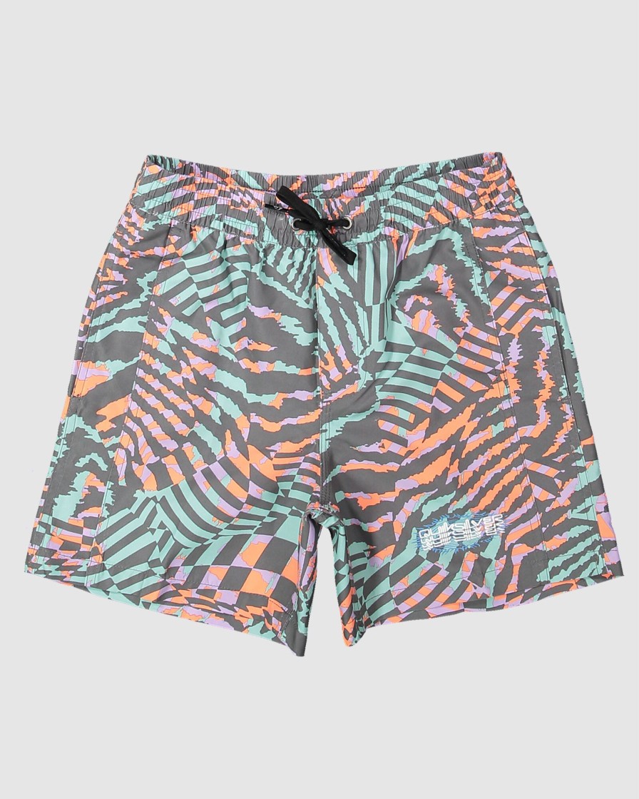 Youth QUIKSILVER Clothing | Boys 8-16 Radical Arch Volley 14"Swim Shorts