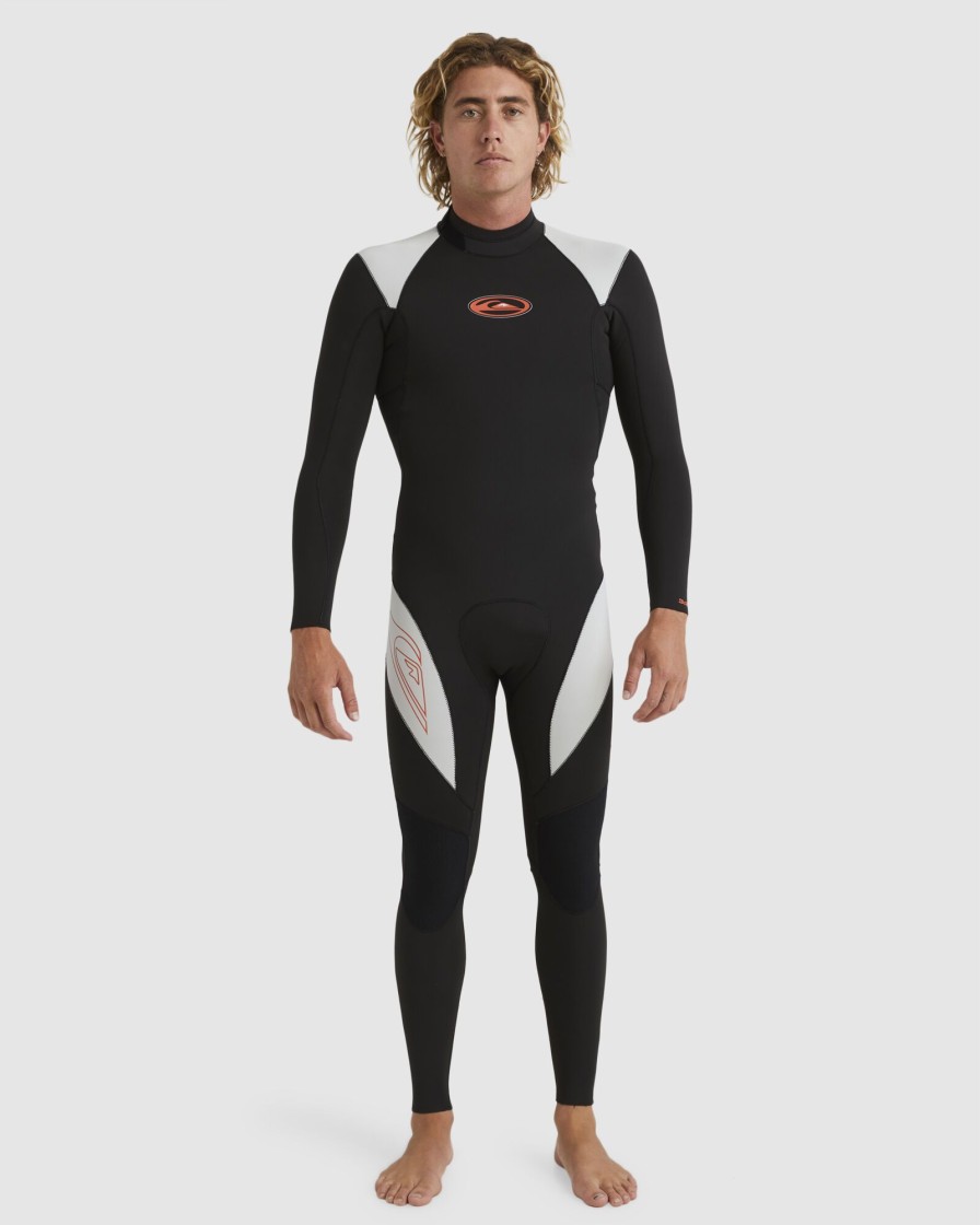 Men QUIKSILVER Wetsuits | Mens 3/2Mm Everyday Saturn Back Zip Wetsuit