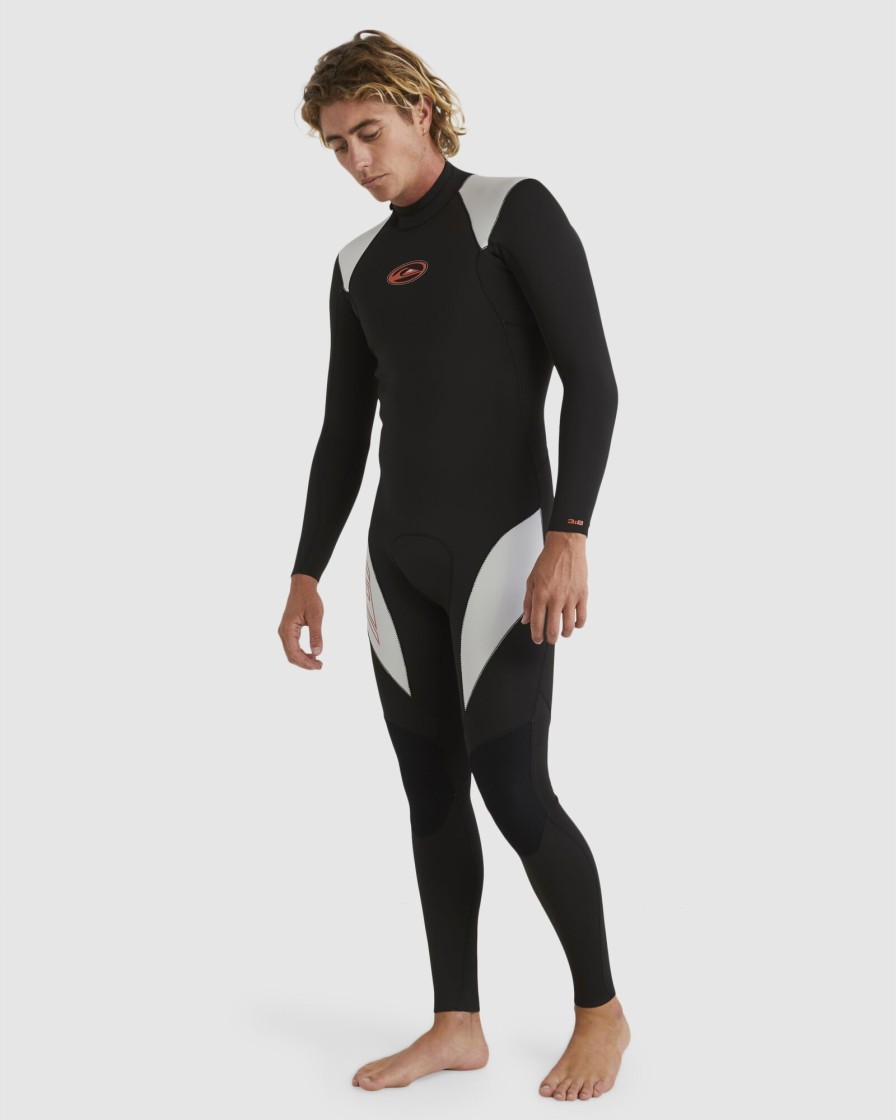 Men QUIKSILVER Wetsuits | Mens 3/2Mm Everyday Saturn Back Zip Wetsuit