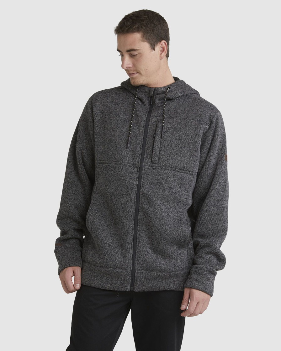 Men BILLABONG Jumpers & Hoodies | A/Div Boundary Sherpa Zip Thru