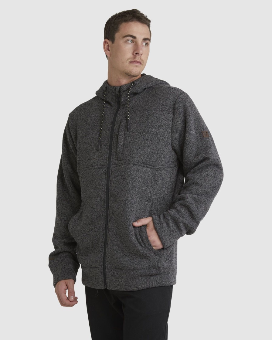 Men BILLABONG Jumpers & Hoodies | A/Div Boundary Sherpa Zip Thru