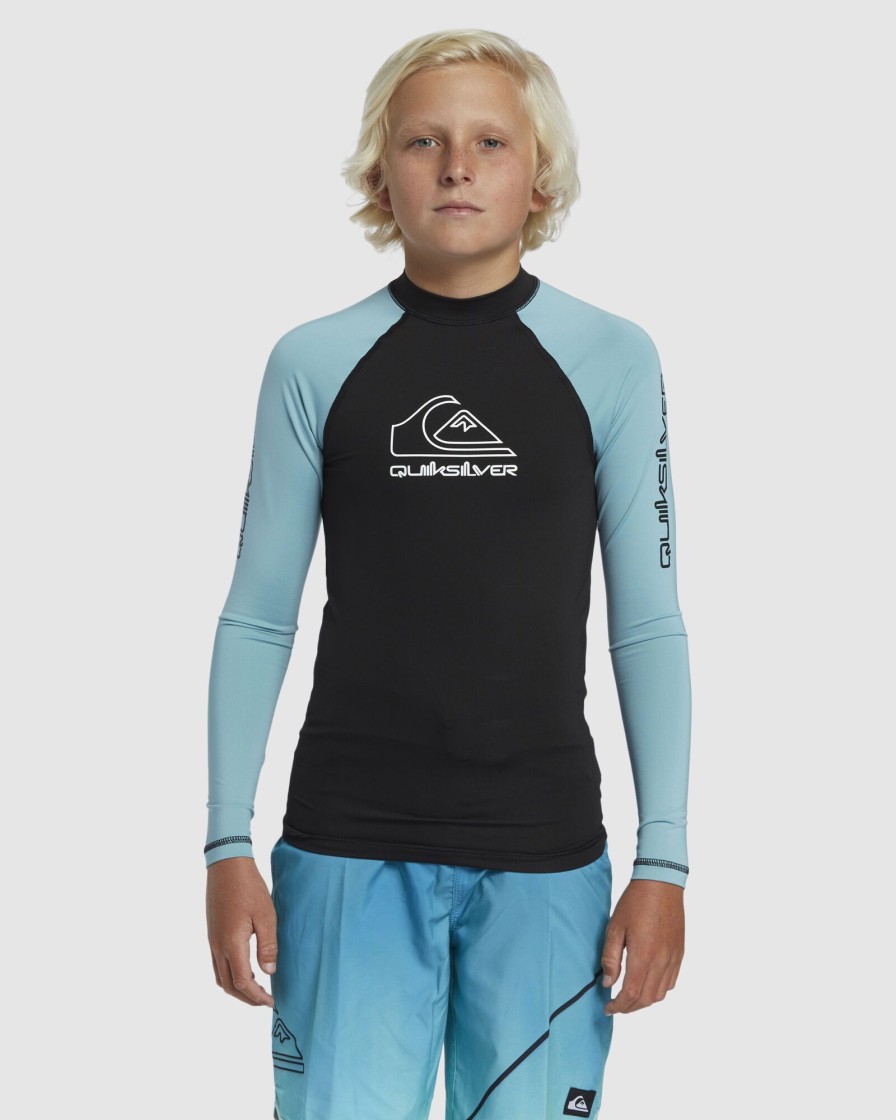 Youth QUIKSILVER Clothing | Boys 8-16 On Tour Long Sleeve Upf 50 Rash Vest