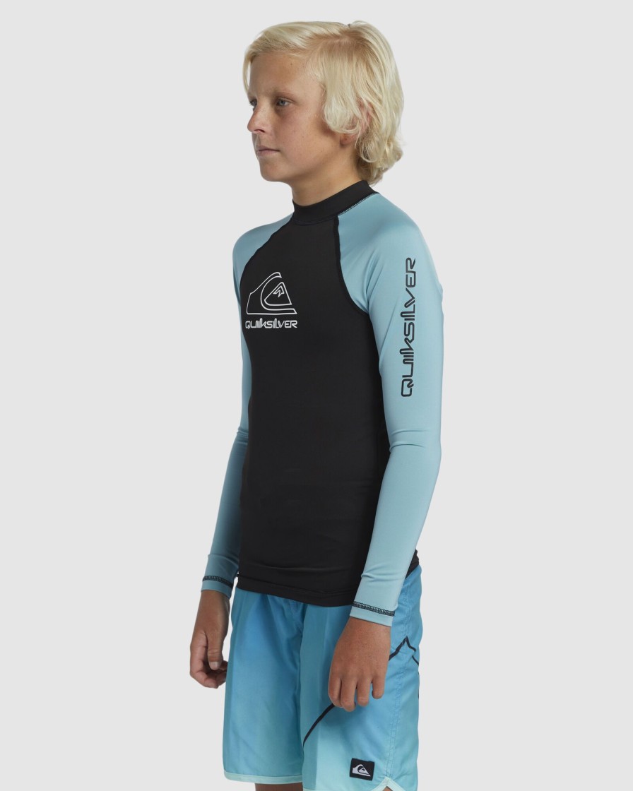 Youth QUIKSILVER Clothing | Boys 8-16 On Tour Long Sleeve Upf 50 Rash Vest