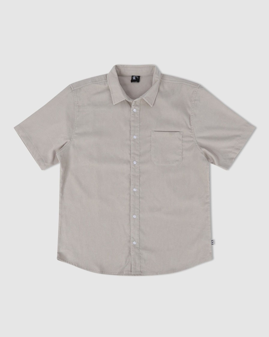 Men TOWN AND COUNTRY Shirts | Sds Whaler Cord Shirt - Stone