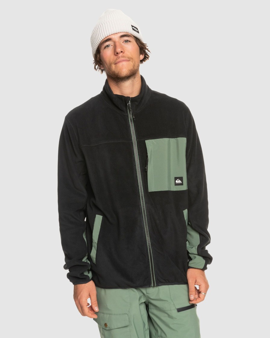 Men QUIKSILVER Jumpers & Hoodies | Mens Peak Point Technical Fleece