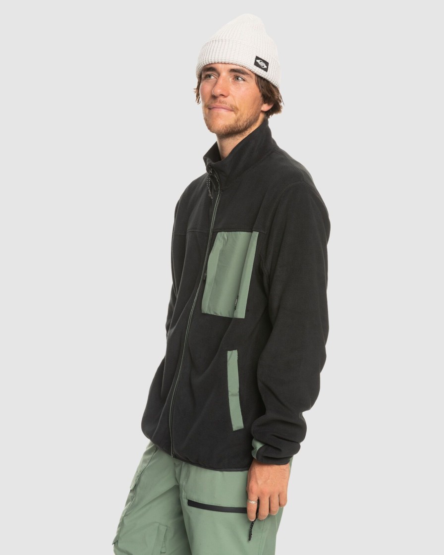 Men QUIKSILVER Jumpers & Hoodies | Mens Peak Point Technical Fleece