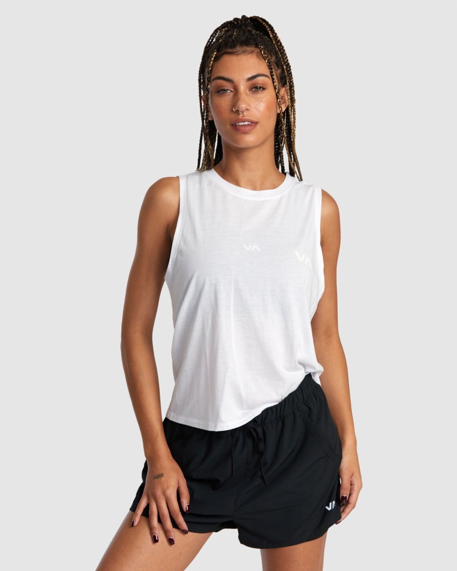 Women RVCA Tops | Va 2 Sports Tank Top