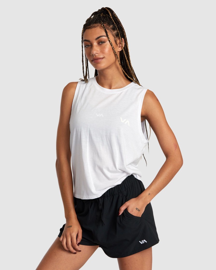 Women RVCA Tops | Va 2 Sports Tank Top