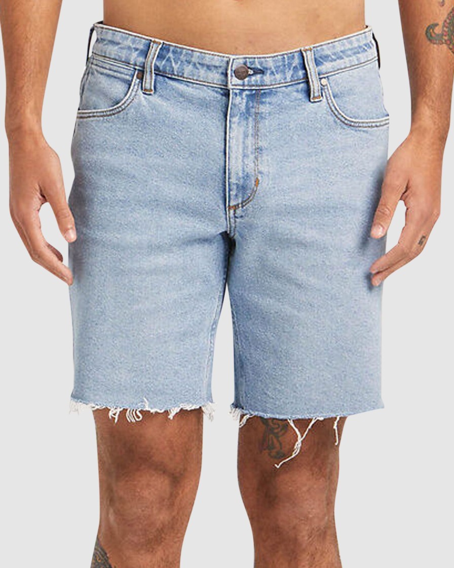 Men WRANGLER Shorts | Smith Short Mystify Blue