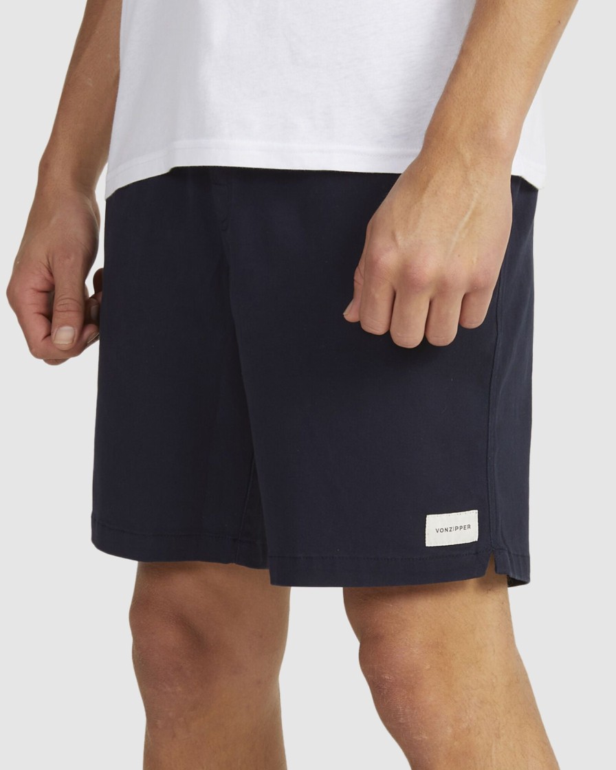 Men VONZIPPER Shorts | Twill Dogs Elastic Short