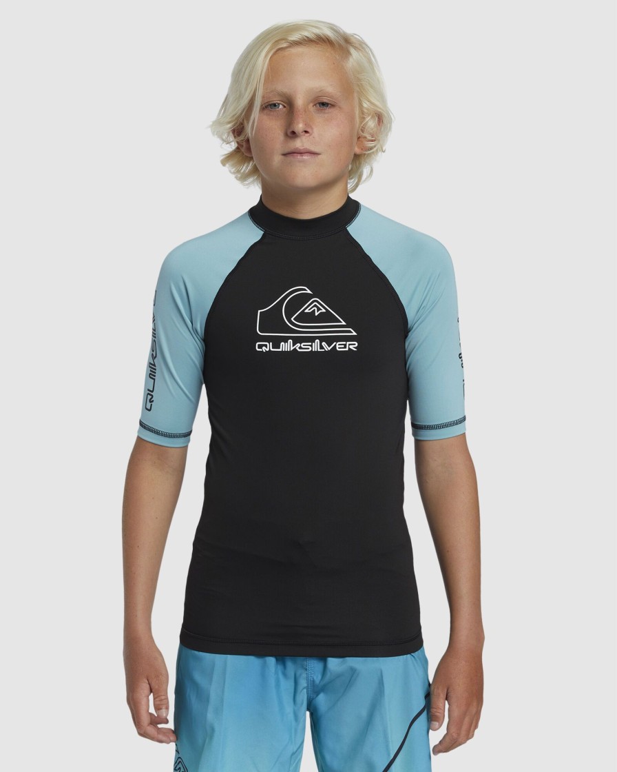 Youth QUIKSILVER Clothing | Boys 8-16 On Tour Short Sleeve Rash Vest