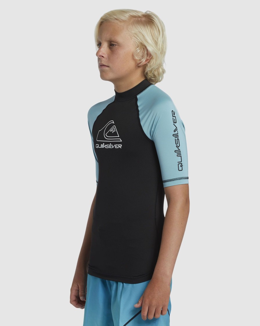 Youth QUIKSILVER Clothing | Boys 8-16 On Tour Short Sleeve Rash Vest