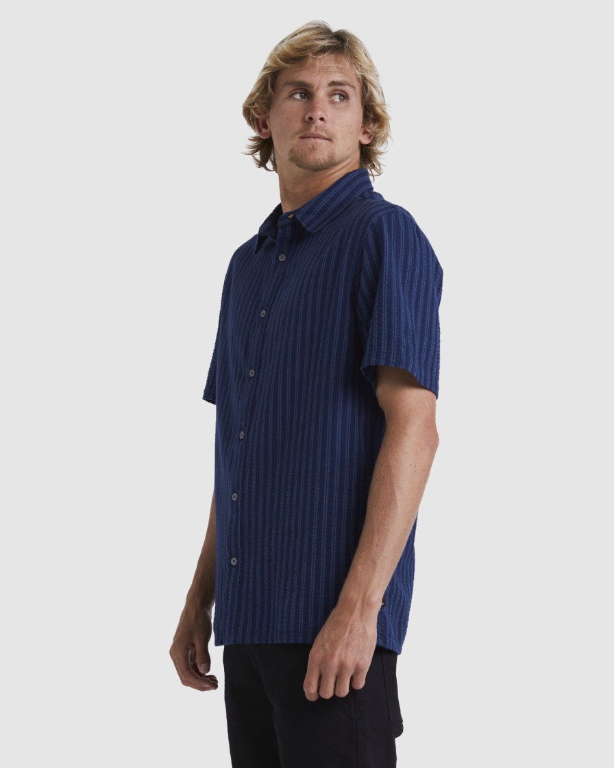 Men QUIKSILVER Shirts | Mens Streak Short Sleeve Shirt