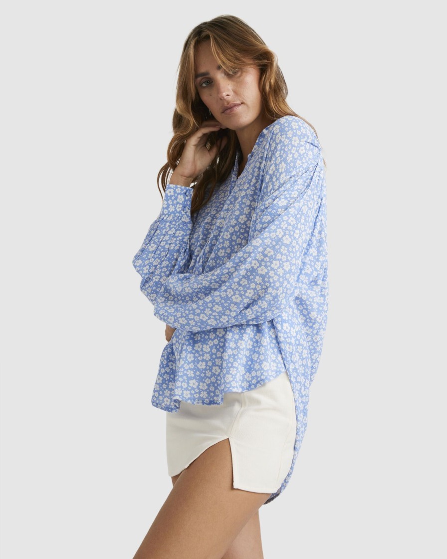 Women BILLABONG Tops | Holiday La Mer Shirt