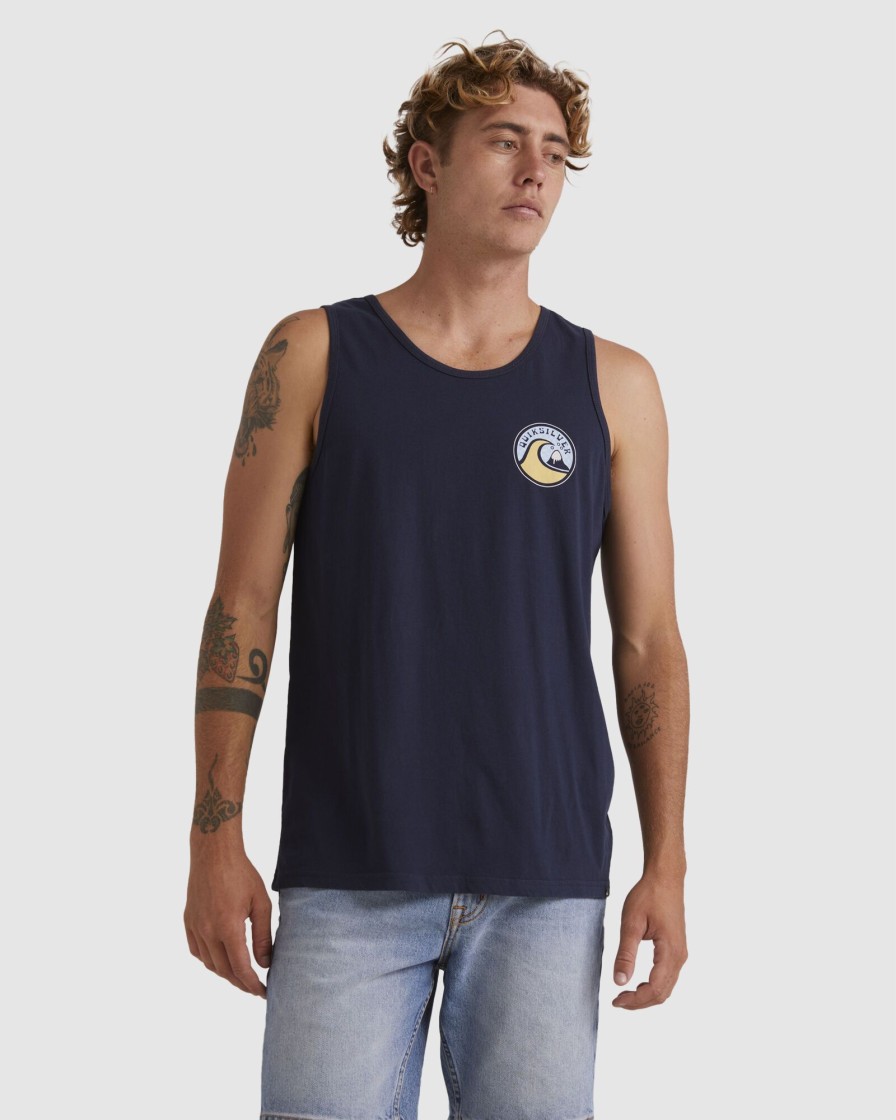 Men QUIKSILVER Singlets & Tanks | Mens Feeling The Vibe Muscle Vest Top