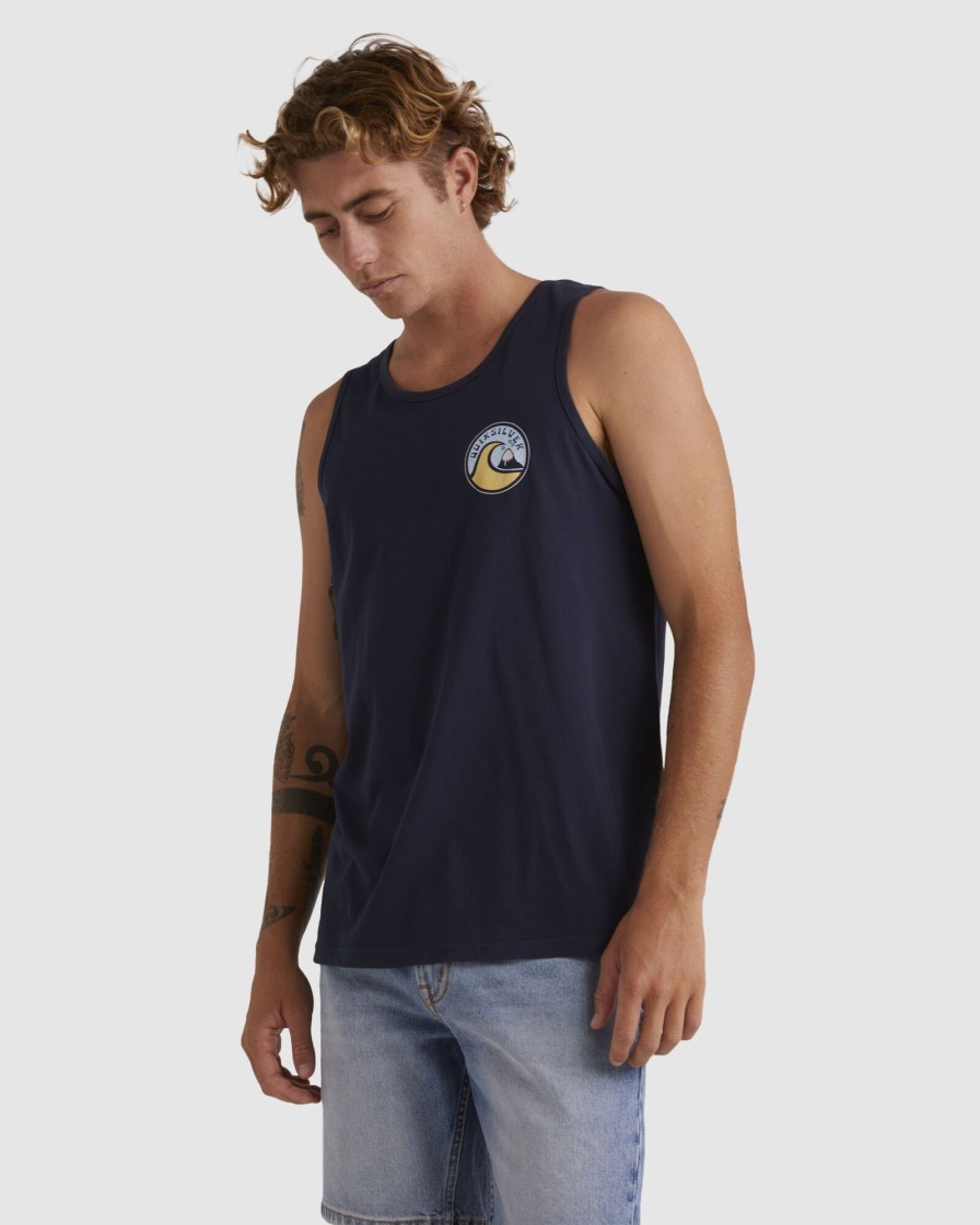 Men QUIKSILVER Singlets & Tanks | Mens Feeling The Vibe Muscle Vest Top