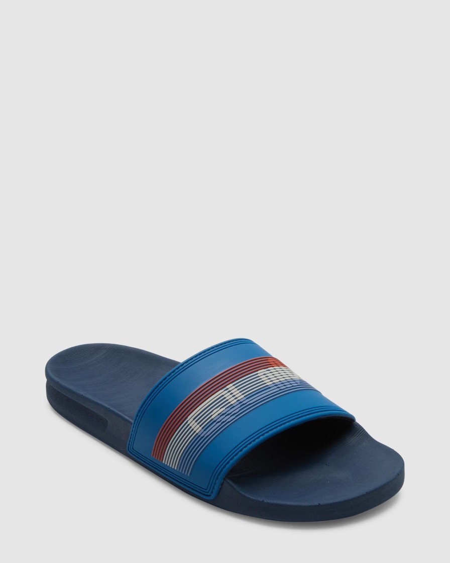 Women QUIKSILVER Slides | Mens Rivi Wordmark Slide Slider Sandals