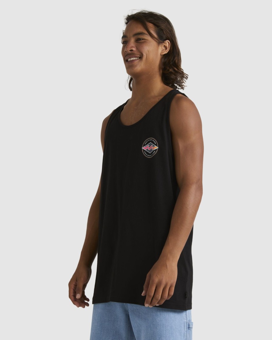 Men BILLABONG Singlets & Tanks | Rotar Diamond Tank Top