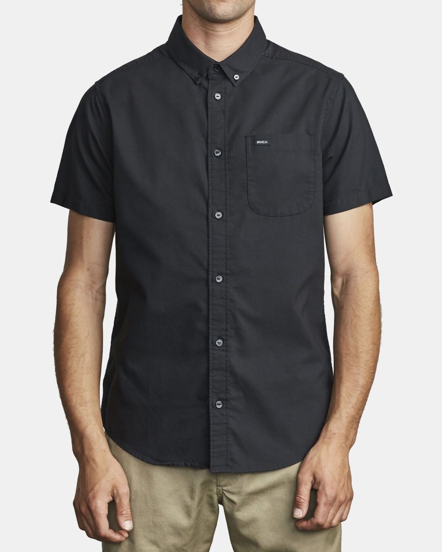 Men RVCA Shirts | Thatll Do Stretch Short Sleeve Shirt