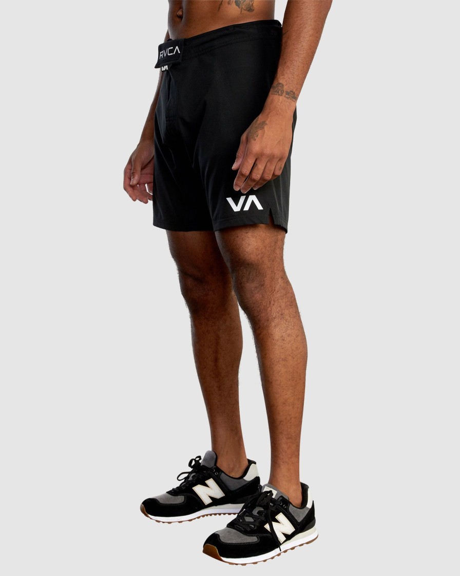 Men RVCA Shorts | Fight Scrapper Elastic Walkshorts 17"